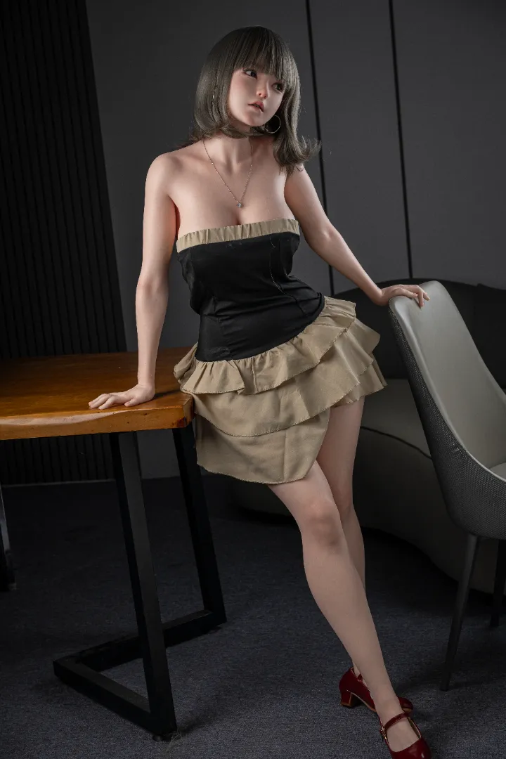 152cm (5ft) E-Cup Full Figured Silicone Sex Doll Una, ROS Head #125B
